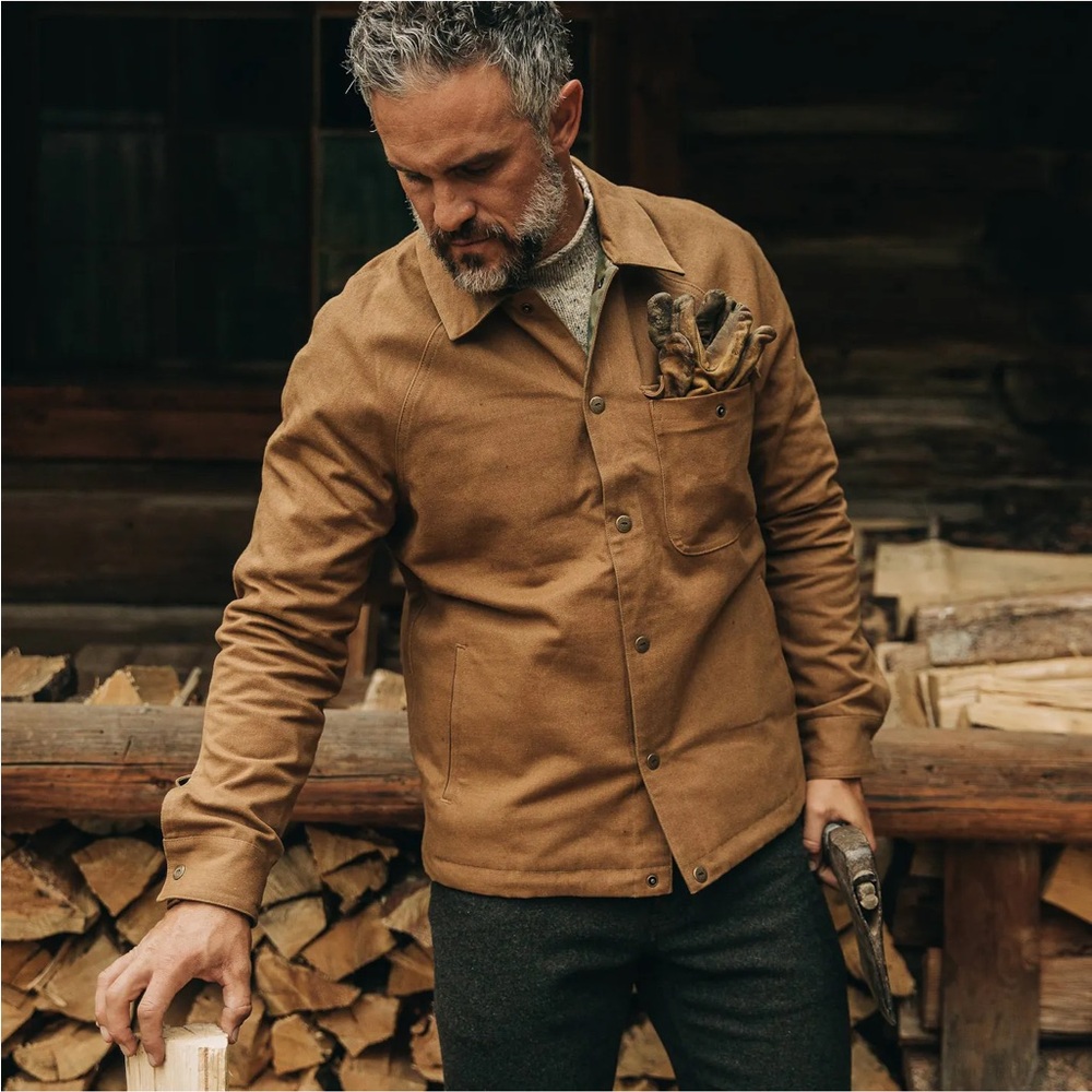 Taylor stitch jacket camo canvas